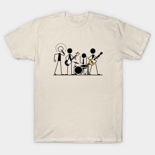 Stick figure rock band T-Shirt